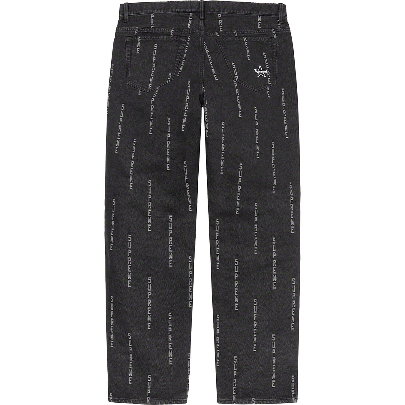 Logo Stripe Jacquard Regular Jean view 9